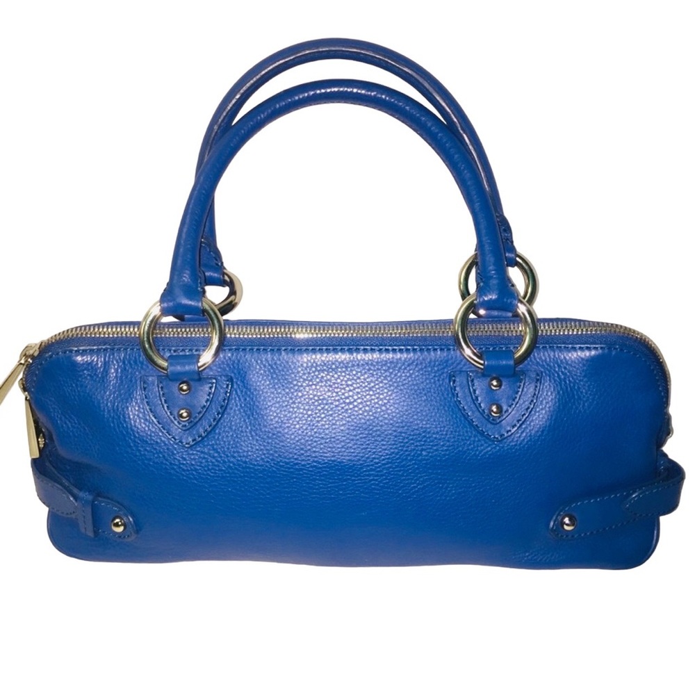 Marc Jacobs  Rare Leather Blue Tote made in Italy - Picture 4 of 10